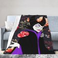 thumbnail image 2 of Maleficent Blanket Cozy Warm Flannel Throw Blanket for Living Room Bedroom Bed Sofa Car, All Seasons Fleece Blankets Gifts for Kids Teens Adults 40"X30", 2 of 8