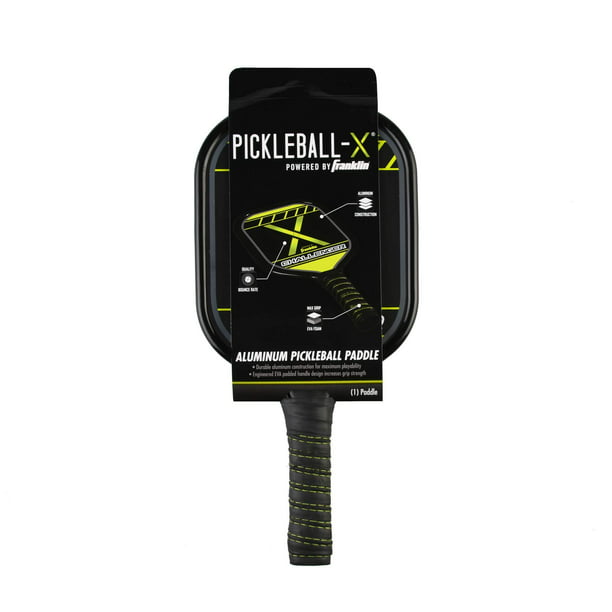 Franklin Sports Pickleball Paddle - Aluminum - USAPA Approved - Yellow -  10.7oz - 11.0oz