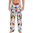 thumbnail image 2 of Lsque Mexican Bright Style Print Men's Pajama Pants, Lounge Pant - Comfortable Home Wear,Elastic Waistband, Stylish Design-Small, 2 of 9