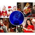 thumbnail image 5 of YSITIANNA Cute Princess Elsa Anime Figure Character 3D LED Optical Illusion Sleep Night Light with Remote 16 Colors Bedroom Decor Table Lamp Birthday Xmas Gifts for Child Kids STNL#136, 5 of 7
