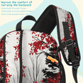 thumbnail image 4 of Herdesigns Japanese Style Laptop Backpack for Women Men, 18.3 Inch Travel Work Backpacks, Vintage Painting Waterproof Computer Casual Daypack Nurse Teacher Bags, 4 of 8