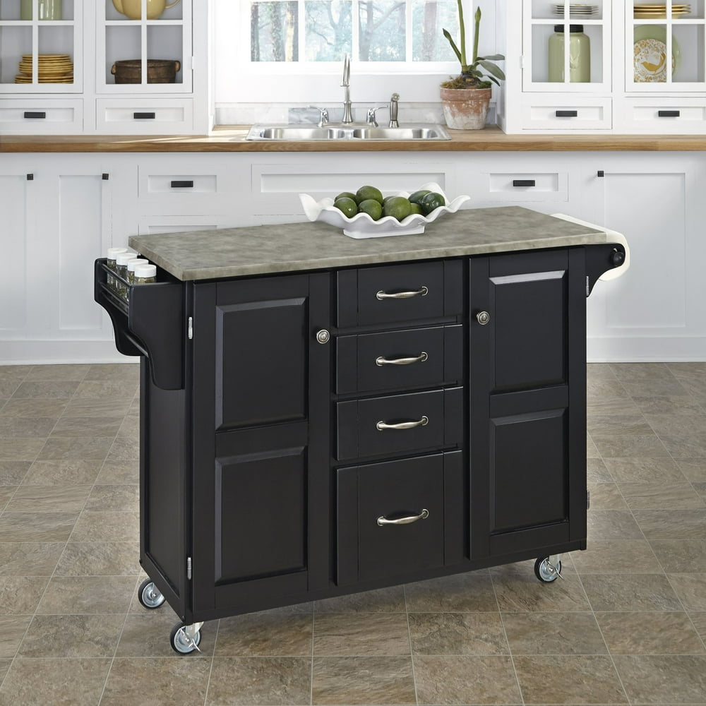 Home Styles Createa Kitchen Cart Kitchen Island with Utility Drawers