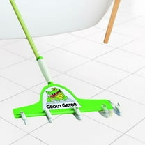 Grout Gator Cleaning Brush w/Handle, 4 Adjustable Heads