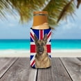 thumbnail image 3 of German Shepherd with English Union Jack British Flag Ultra Hugger for slim cans, 3 of 6