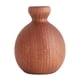 thumbnail image 1 of Mini jarrón de madera para flores secas, hecho a mano, de madera natural, pequeño jarrón decorativo para escritorio, estante, decoración del hogar., 1 of 8