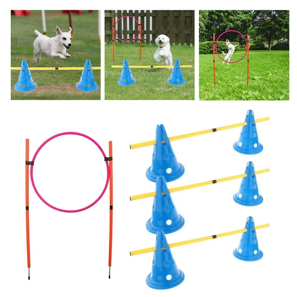 Hurdle Cones Course Adjustable Agility Training Set Speed Training