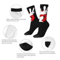 thumbnail image 6 of Ghostbusters Adult Socks Breathable Cozy Soft Crew Socks Novelty Casual Calf Stockings For Men Women, 6 of 8