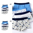 thumbnail image 4 of Boy's Boxer Brief Cotton 4 Pairs Animal Pattern Boxer Underwear Sport Underwear, 4 of 10
