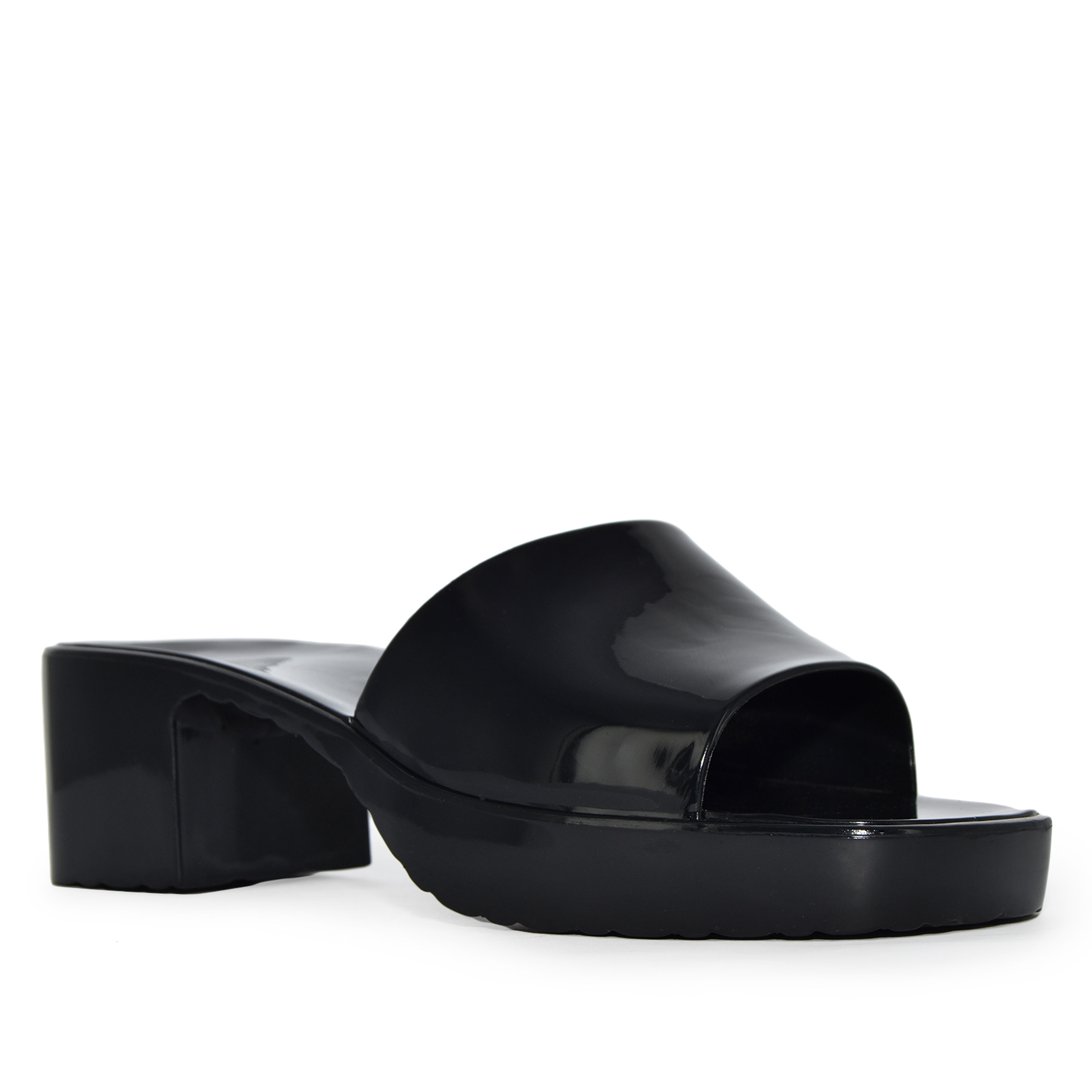 wild diva studded jelly sandals