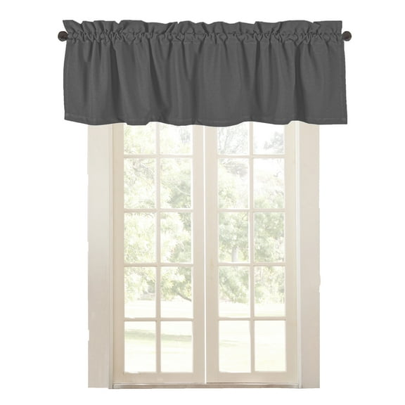 Native Fab Set of 2 Valance Curtains for Windows 54"x18" for Living Room Bedroom Kitchen Windows Bathroom, Farmhouse Vintage Curtain Valances Rod Pocket - Pale Yellow