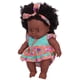 thumbnail image 2 of Muñeca Reborn de 20cm, muñeca de juguete realista, colección de muñecos de simulación de pelo rizado, juguete para regalo, 2 of 8