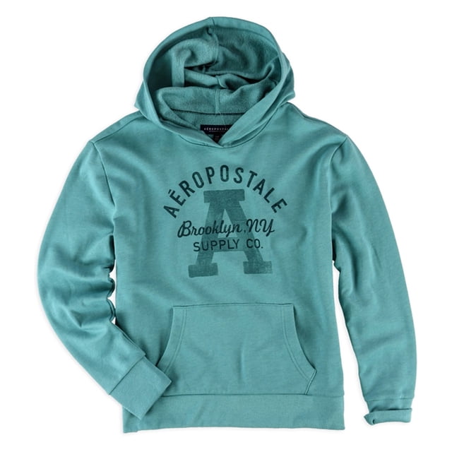 Sudadera con Capucha Aeropostale Brooklyn Supply Co Mujer Verde Extragrande
