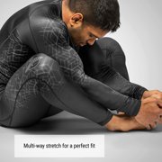 Hayabusa Geo Jiu Jitsu Compression Spats - Grey, Large