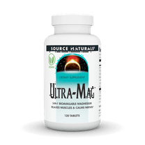 Source Naturals Ultra-Mag, 5-IN-1 Bioavailable Magnesium - Relaxes Muscles & Calms Nerves* - 120 Vegan Tablets