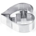 thumbnail image 5 of Cheers.US 6Pcs Heart Puzzle Cookie Mould Stainless Steel Fondant Cake Cutter Baking Tool - Silver, 5 of 7