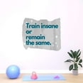thumbnail image 3 of Train Insane Or Remain The Same Inspirational Gym Fitness Quote Wall Decor Wall Art Sticker Designs Vinyl Stickers For Home House Walls Rooms Windows Bedroom Decoration Size (26x26 inch), 3 of 3
