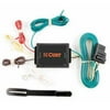 CURT 56175 Non-Powered 3-to-2-Wire Splice-in Tail Light Converter, 4-Pin Wiring Harness