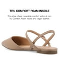 thumbnail image 6 of Journee Collection Women's Martine SuperNatural Shades Tru Comfort Foam Buckle Pointed Toe Flats, 6 of 7