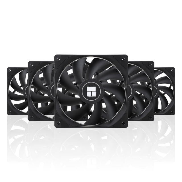Ventilador para disipador de CPU Thermalright TL-C12C X5 de 120 mm, 1550 RPM, paquete de 5