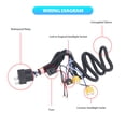 thumbnail image 4 of H4 Relay Harness, Improve Brightness 12V 40A Headlight Relay Harness Double Relays Ceramic Socket  for Vehicle, 4 of 7