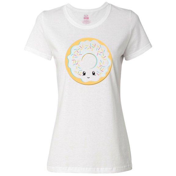 Inktastic White Donut Women's T-Shirt