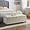 Beige, variant on mikibama Velvet Storage Ottoman Bench for Bedroom End of Bed,47.6" Tufted Ottoman Bench with Storage for Living Room,Bed End,Window,Entryway Seat Bench Storage Chest with Tapered Legs (Beige, 47.6“)