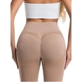 thumbnail image 5 of idosla Anti Cellulite Compression 3D Leggings Women Lifting Tummy Control with Resistance Bands Gym Yoga Pants (Khaki, XL), 5 of 5
