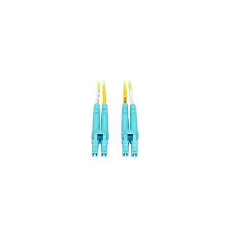 UPC: 0037332225955 | Tripp Lite Duplex Multimode Fiber Patch Cable OM5 LC to LC 50/125 100Gb 1M (N820-01M-OM5)