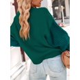 thumbnail image 5 of Rosvigor Sweaters for Women Oversized Long Sleeve Sweater Womens Cable Knit Pullover Casual Warm Tops, 5 of 6