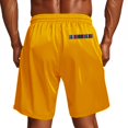 thumbnail image 5 of OHGOD Mens Hiking Shorts - Mens Cargo Shorts Big and Tall Relaxed Fit - Men's American Casual Beach Sports 5 Minute Pants Fitness Jogging Quick Dry Stretch Shorts - Yellow - 3XL, 5 of 10