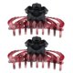 thumbnail image 2 of Accesorios de clip de pinza de pelo de acrílico de color magnífico diseño de flor rojo Yuyangstore Garra de pelo grande para mujer, 2 of 8