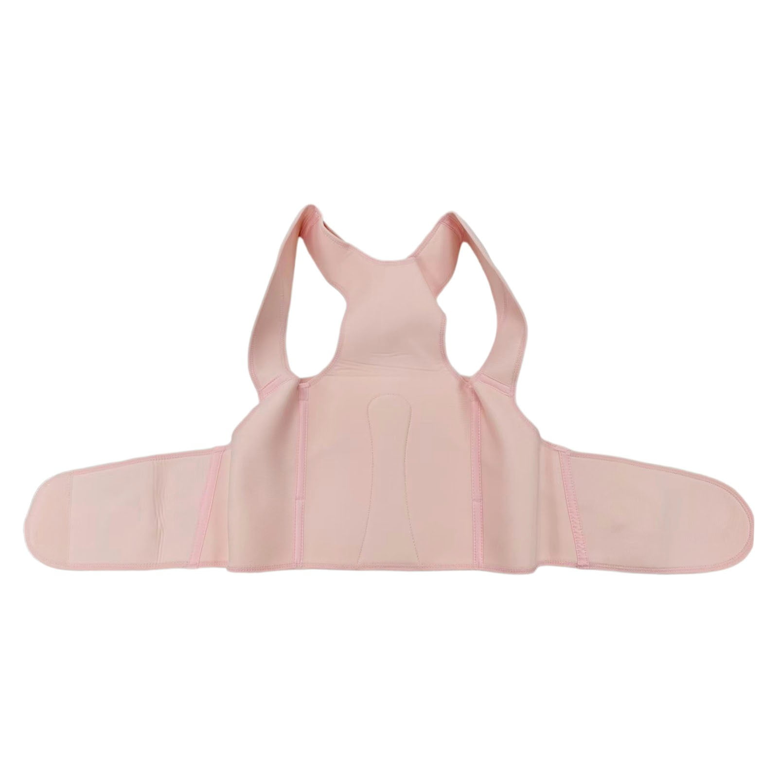 KHONTS Back Brace Posture Corrector for Women and Men Full Support for Posture Correction Upper Thoracic Back Straightener Pink XL