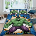 thumbnail image 2 of The Hulk Themed Bed Sheet Set Three Piece Set 53x79 Inches Comfortable And Skin Friendly Unique Design Creating A Star Studded Night, 2 of 6