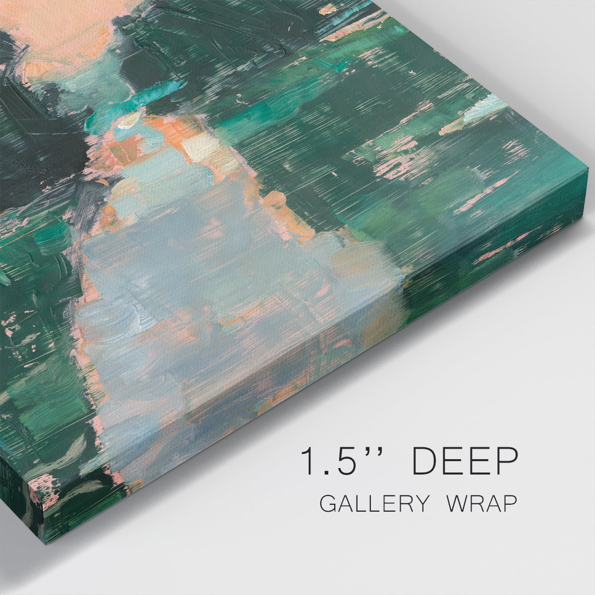 Wexford Home Coral Sunset I-Premium Gallery Wrapped Canvas, 24" x 24" - Ready to Hang