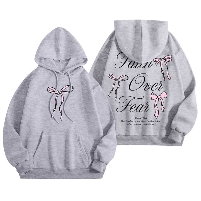 Chandails à Capuchon pour Femmes Chandails en Molleton Graphiques Vintage Chandails en Molleton Tendance Vêtements Preppy Chandails en Molleton à Manches Longues