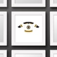 thumbnail image 2 of Gallery Pops NHL - Boston Bruins - Road Uniform Front Wall Art, White Framed Version, 12" x 12", 2 of 5