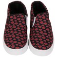 thumbnail image 3 of Naruto Akatsuki Cloud Print Slip-On Shoes-Size 10, 3 of 5