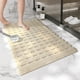 thumbnail image 1 of Alfombra de baño de ducha antideslizante para baño | Material TPE impermeable | Fuerte agarre de ventosa | Drenaje rápido | Almohadilla de pie rectangular fácil de limpiar | 40x70cm | Verde, 1 of 6