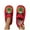 Red, variant on Christmas Fuzzy Slippers for Womens Large Size Cute Elk Deer Print Memory Foam Thick Bottom Non Slip Indoor Outdoor Cozy House Warm Winter Fluffy Slippers Red