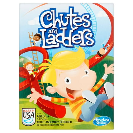 Chutes and Ladders Classic Family Board Game, Ages 3 and (Best Of British Quiz Board Game)