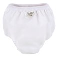 thumbnail image 1 of Kushies 100% Cotton Flannel Training Pants - White (S), 1 of 1