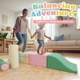 thumbnail image 6 of Tolead Soft Climbing Toys for Toddlers, Crawling and Sliding Pink Foam Block Soft Gym Play Sets for Preschool,Shopping Mall Rest Areas, Colorful, 6 of 12