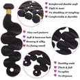 thumbnail image 3 of Hair Bundles MDL Body Wave, 45 cm, 3 paquetes, 100% brasileños, 3 of 6