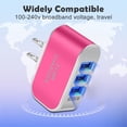 thumbnail image 2 of 3Usb Candy Charger LED Luminous Mobile Phone Charging Head Intelligent Multi Port USB Charger Travel Charging/US, 2 of 5