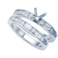 thumbnail image 2 of Karina B� Baguette Diamonds Wedding Set, 2 of 9