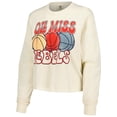 thumbnail image 2 of Women's Natural Ole Miss Rebels Comfort Colors Basketball Cropped Long Sleeve T-Shirt, 2 of 3