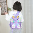 thumbnail image 3 of (Morado) Mochila escolar para niños, mini mochila escolar primaria, bolsa de viaje impermeable, mochila preescolar para jardín de infantes, regalo para niñas de 2 a 6 años, 3 of 4