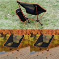 thumbnail image 4 of Soidarity Silla de malla plegable para exteriores, marco de aleación de aluminio, Camping, pesca, Picnic, silla plegable portátil carpas naranja Soidarity OD000060-02B, 4 of 6