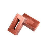 1 pieceT2 Purple Copper Solid Cu Flat Bar ,Thickness: 35mm; Width: 35mm; Length: 35mm.