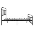 thumbnail image 6 of Full Size Metal Bed Frame with Headboard and Feetboard, No Spring Box Needed, Black, 6 of 7